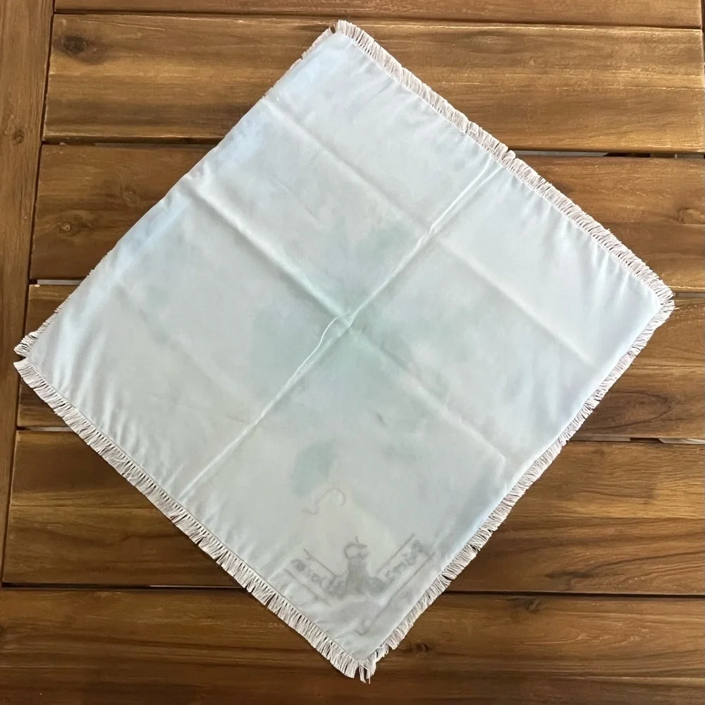 Cross Stitch Baker’s Dozen Bread Basket Linen Liner Cover Country Completed VGC